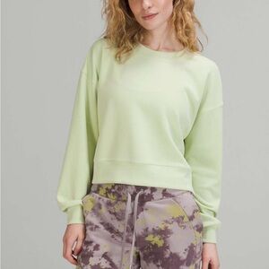 Lululemon Athletica Green Oversized Crewneck Sweatshirt